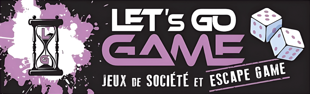 Logo let's go game - Escape game et magasin jeux de société